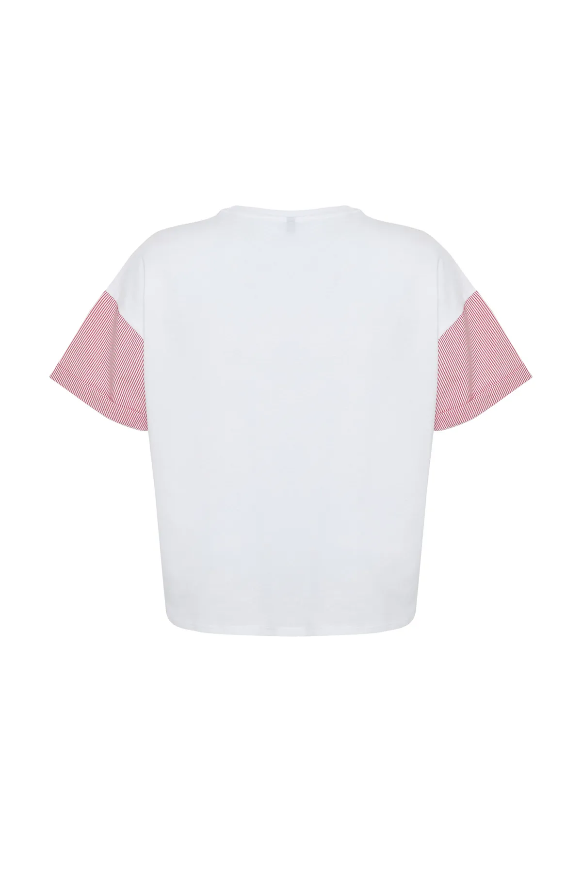 Trendyol Curve  Große Größen in T-Shirt - Rot - Oversized
