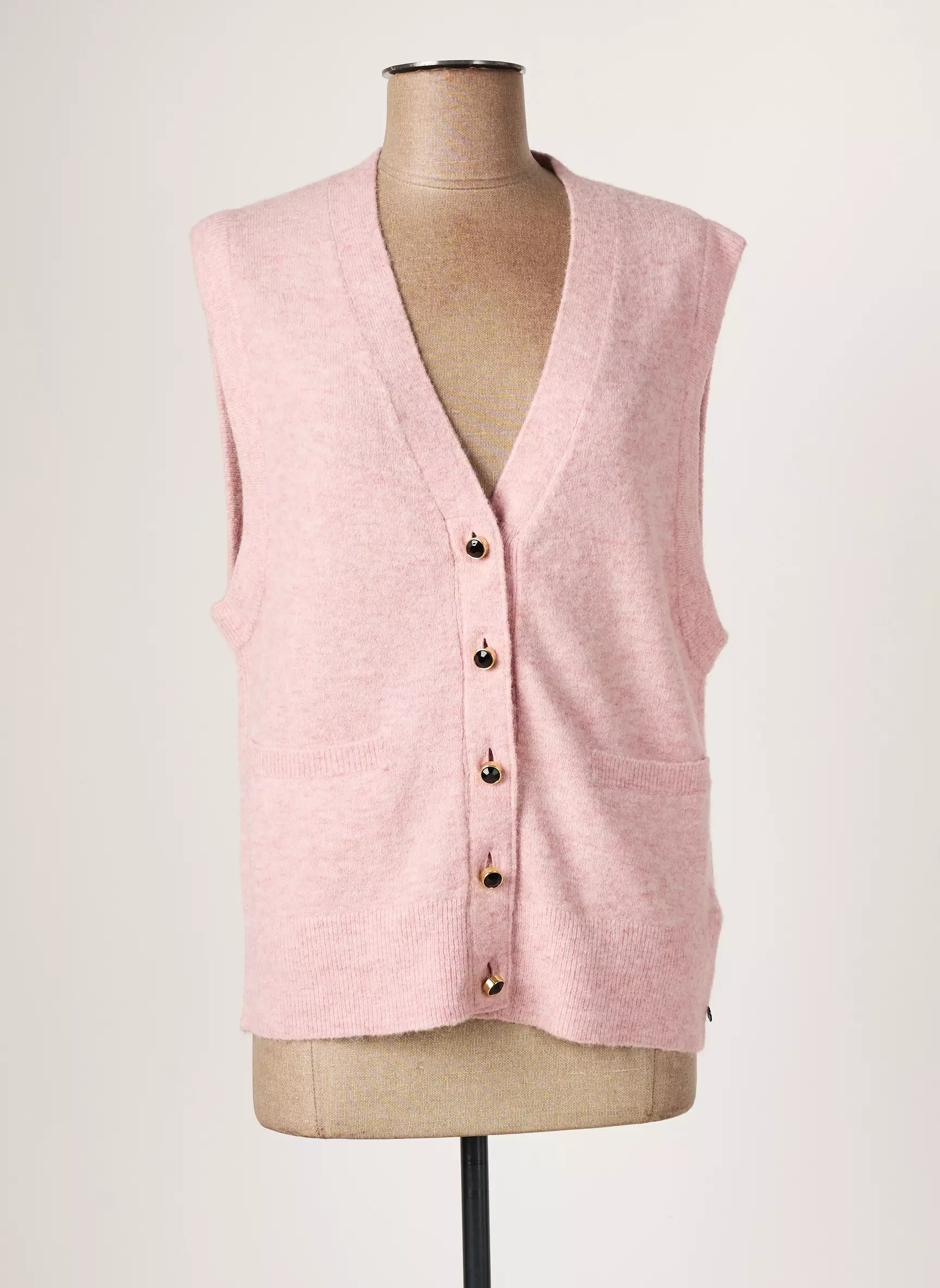Maison Scotch Gilet Femme couleur rose