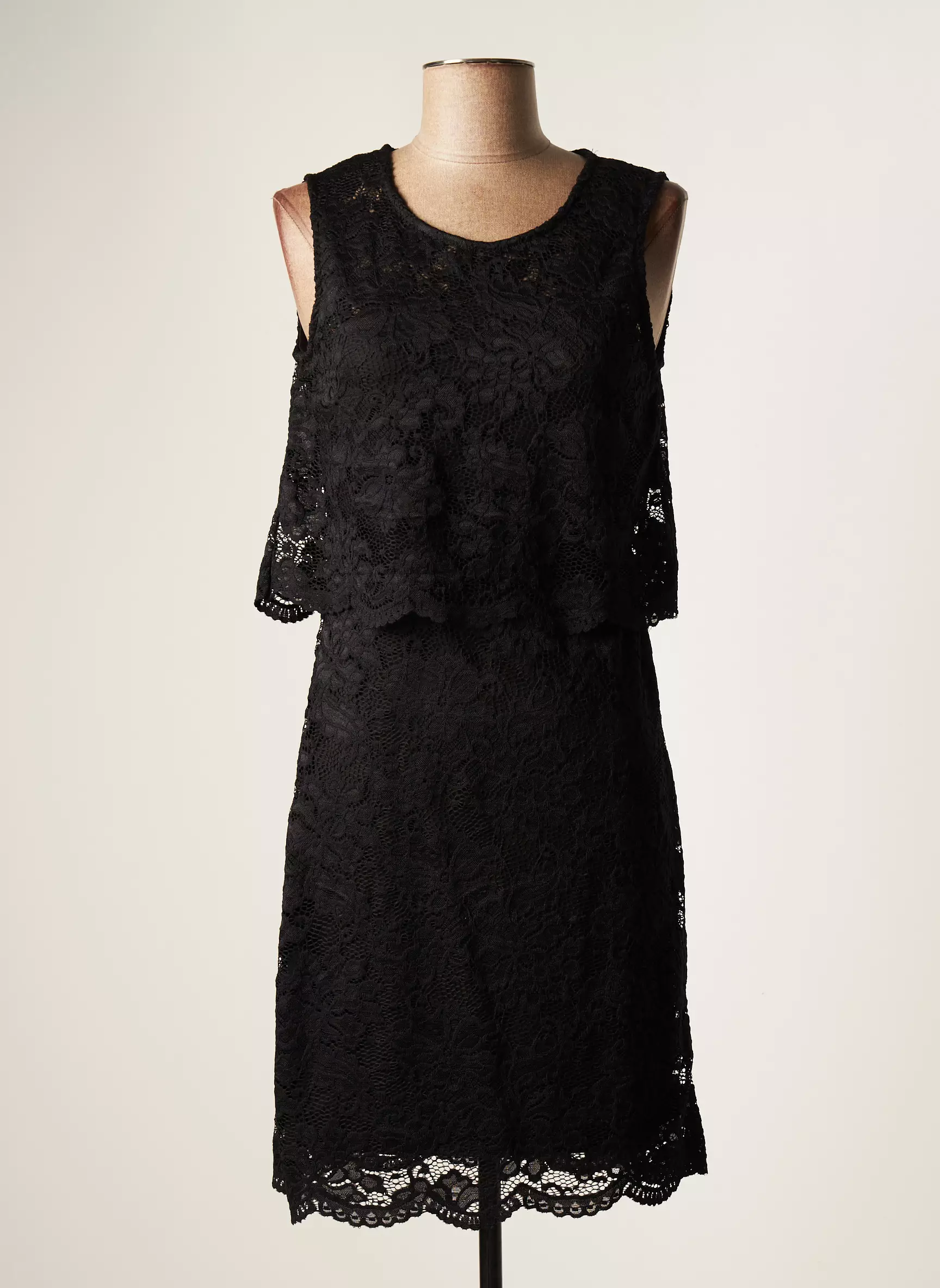 Vero Moda Robes Mi Longues Femme couleur noir