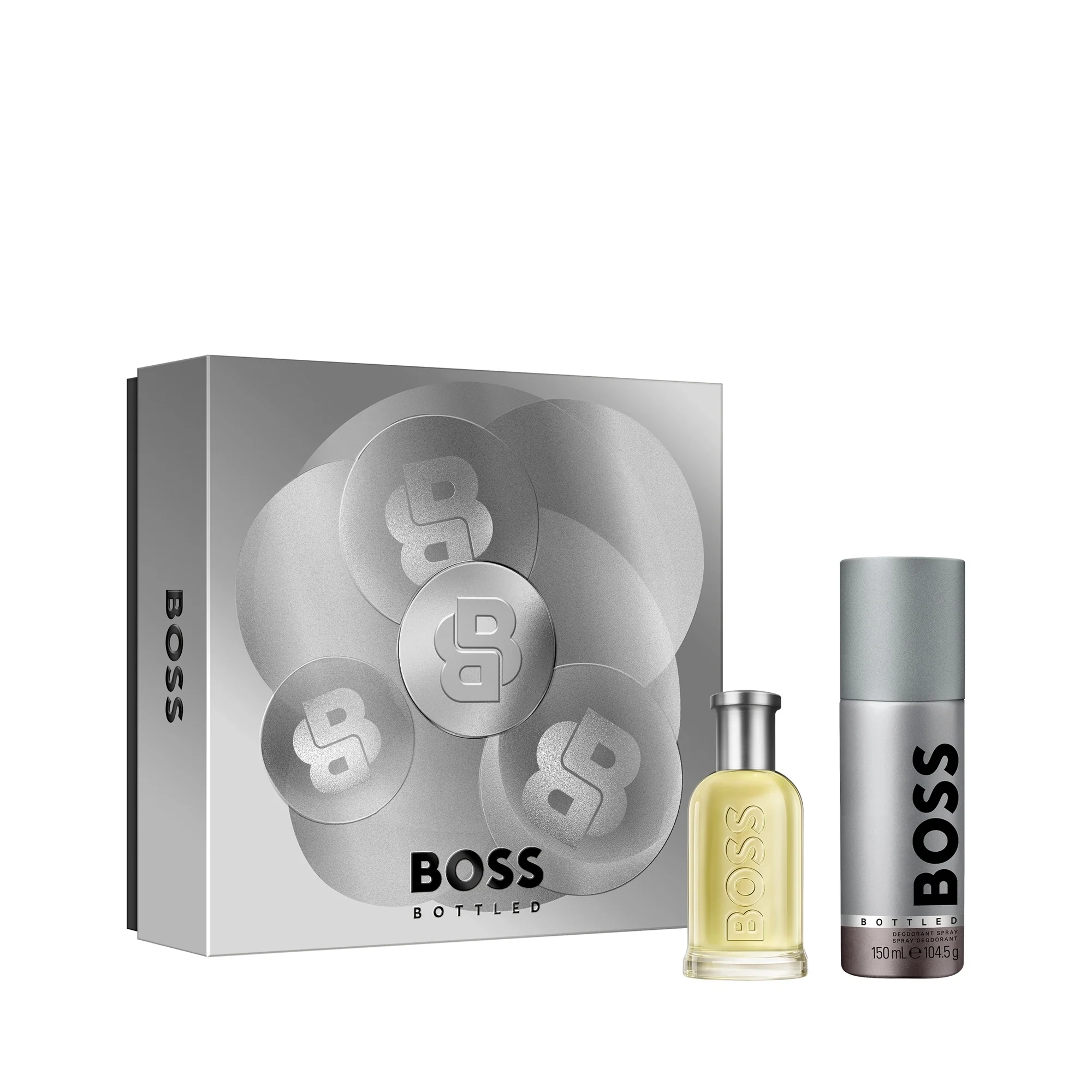 Boss Bottled Gavesæt BOSS Bottled Eau de Toilette + Deodorant Spray til Mænd - Parfumesæt til Mænd, Eau de Toilette