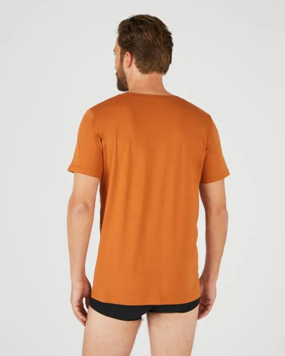 Tee-shirt manches courtes en pur coton pima