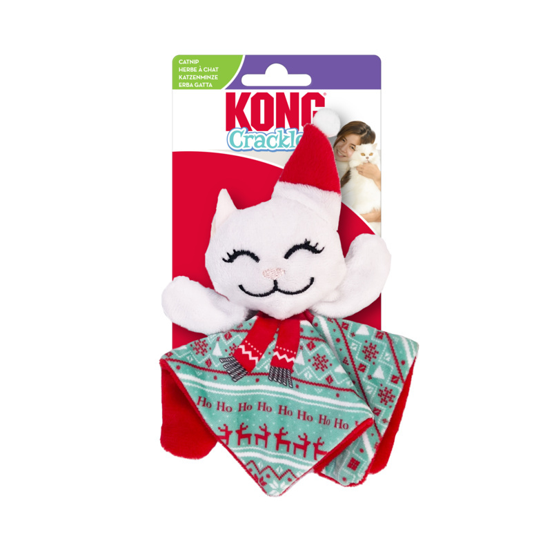 KONG Baldrian & Catnipspielzeug KONG Holiday Crackles Santa Kitty