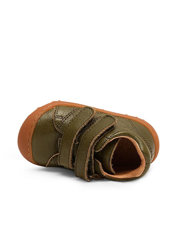 bisgaard Leder-Lauflernschuhe in Khaki günstig kaufen 21