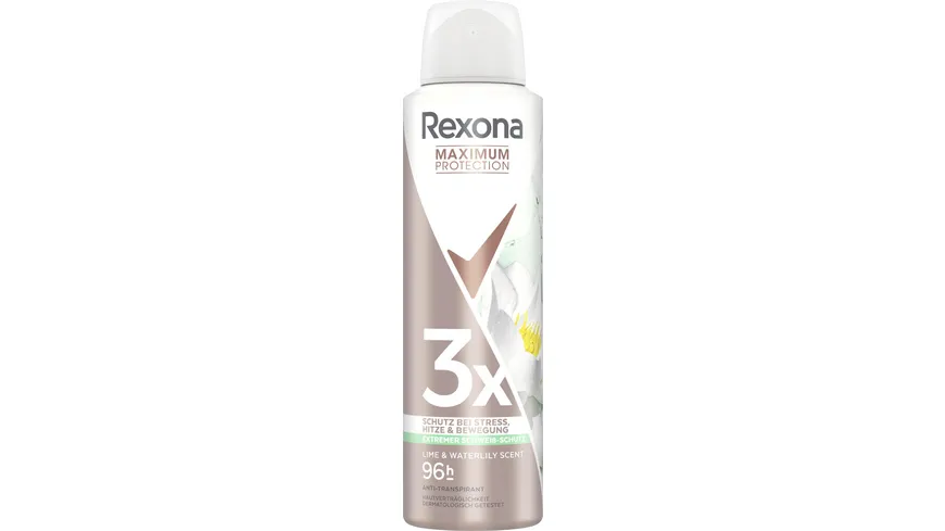 Rexona Maximum Protection Antitranspirant Deospray Lime & Waterlily Scent 150 ml