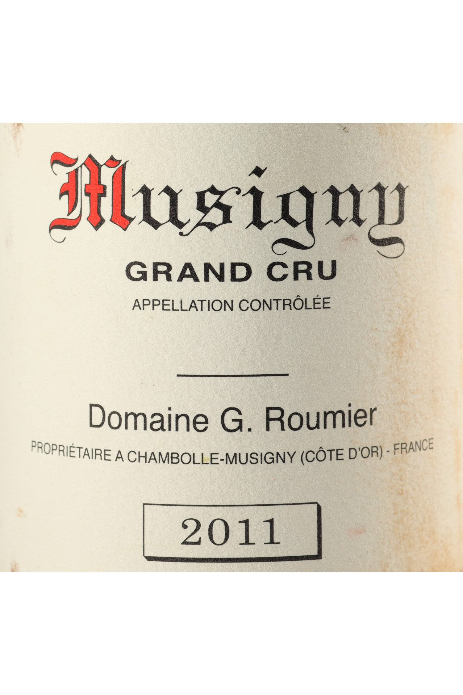 Roumier G. 2011, Musigny Grand Cru