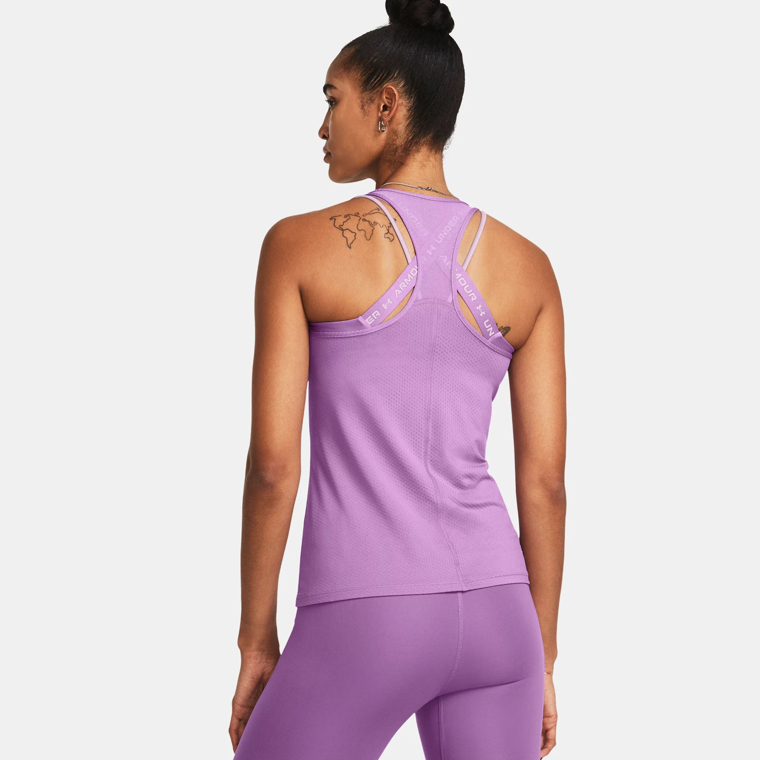Tech Mesh Racer Tank-Top Damen - Lila