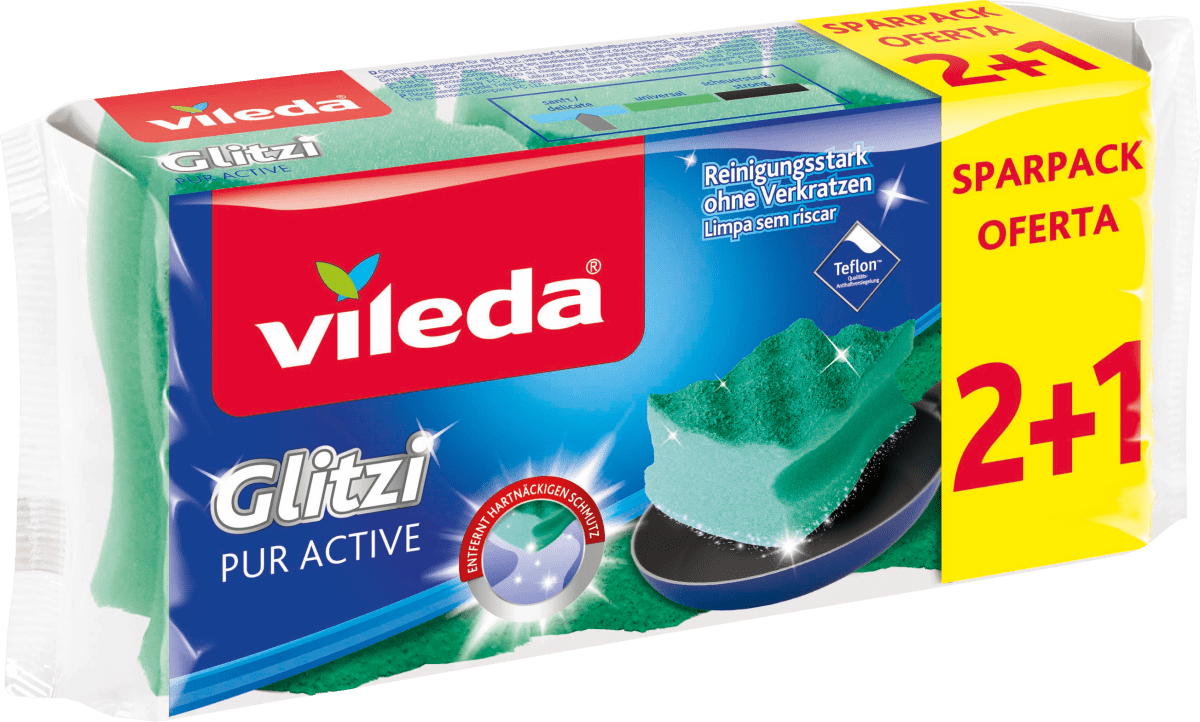 Topfreiniger Glitzi Pur Active, 3 St