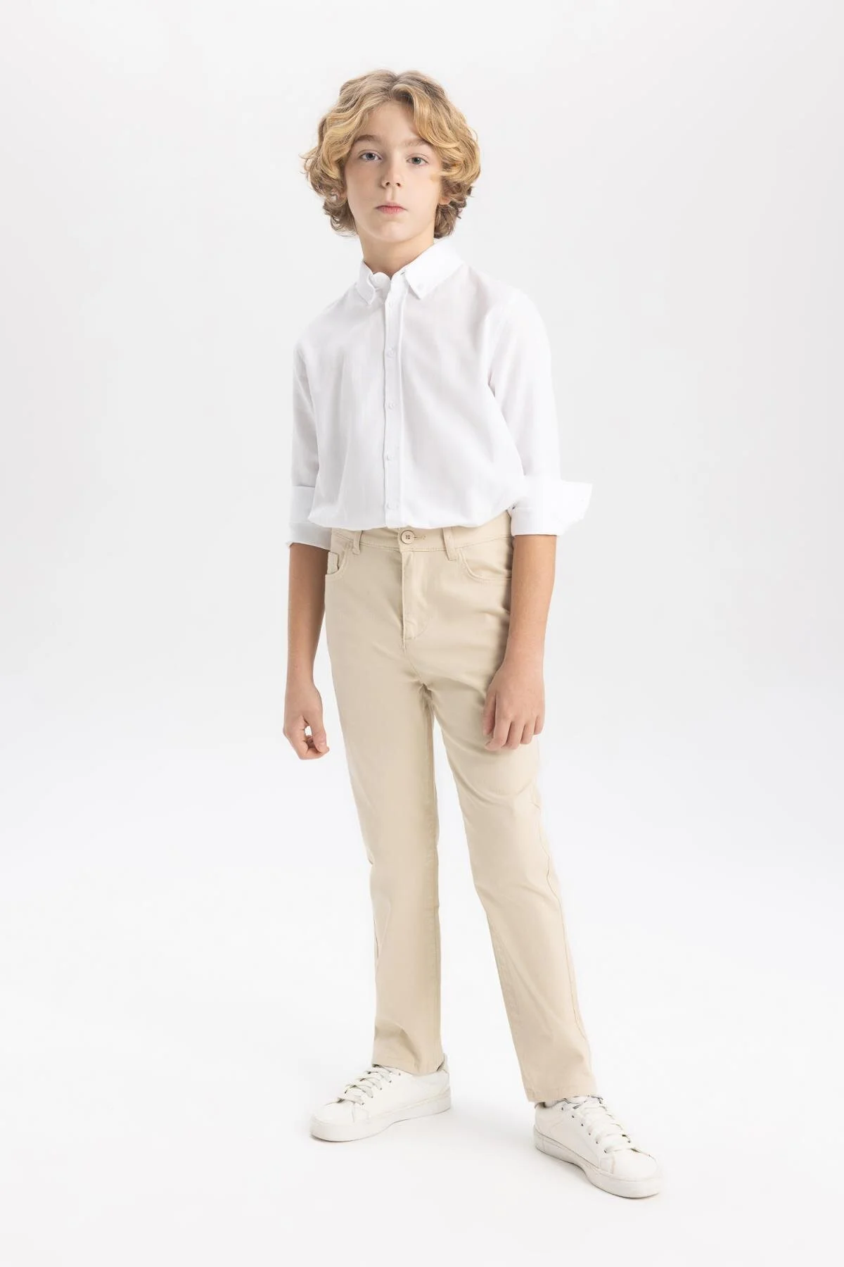 DeFacto  23. April Kindertag-Hose aus Gabardine mit geradem Bein für Jungen X4224a624sm