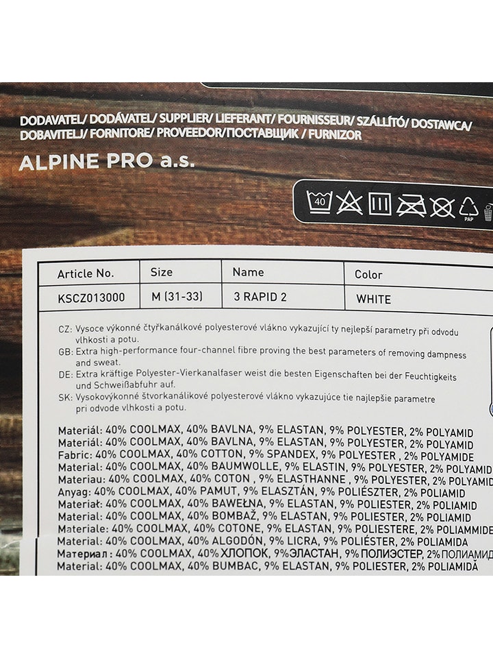 Alpine Pro 3er-Set: Funktionssocken 