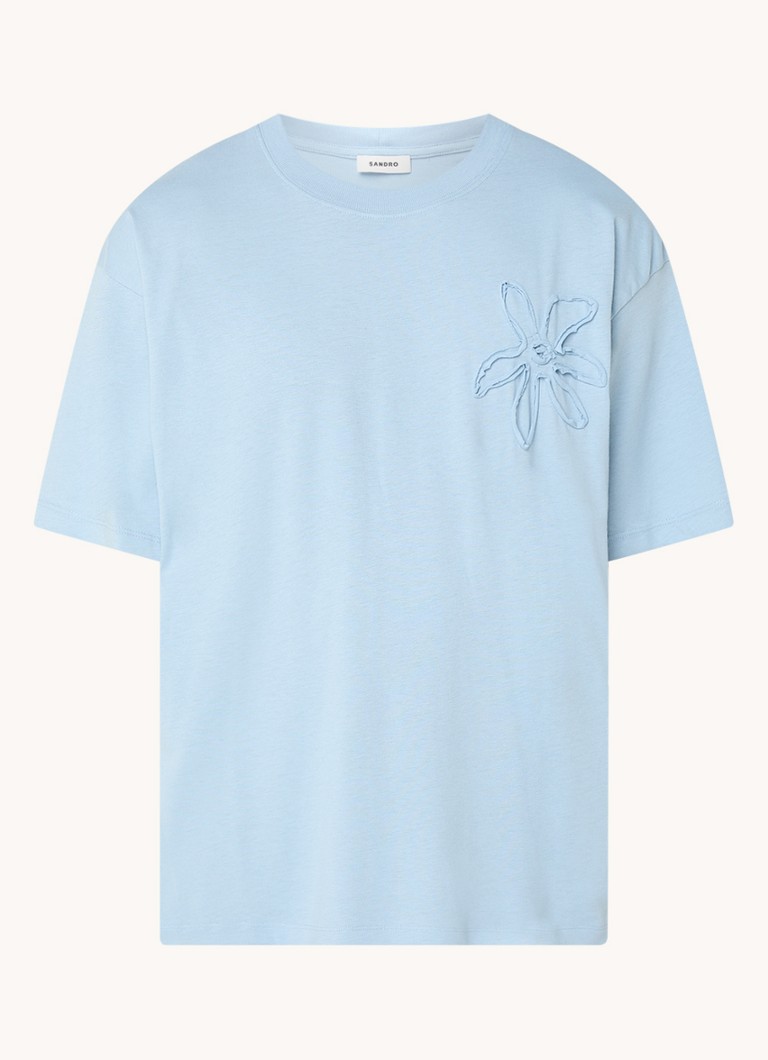 T-shirt ricamata di Sandro