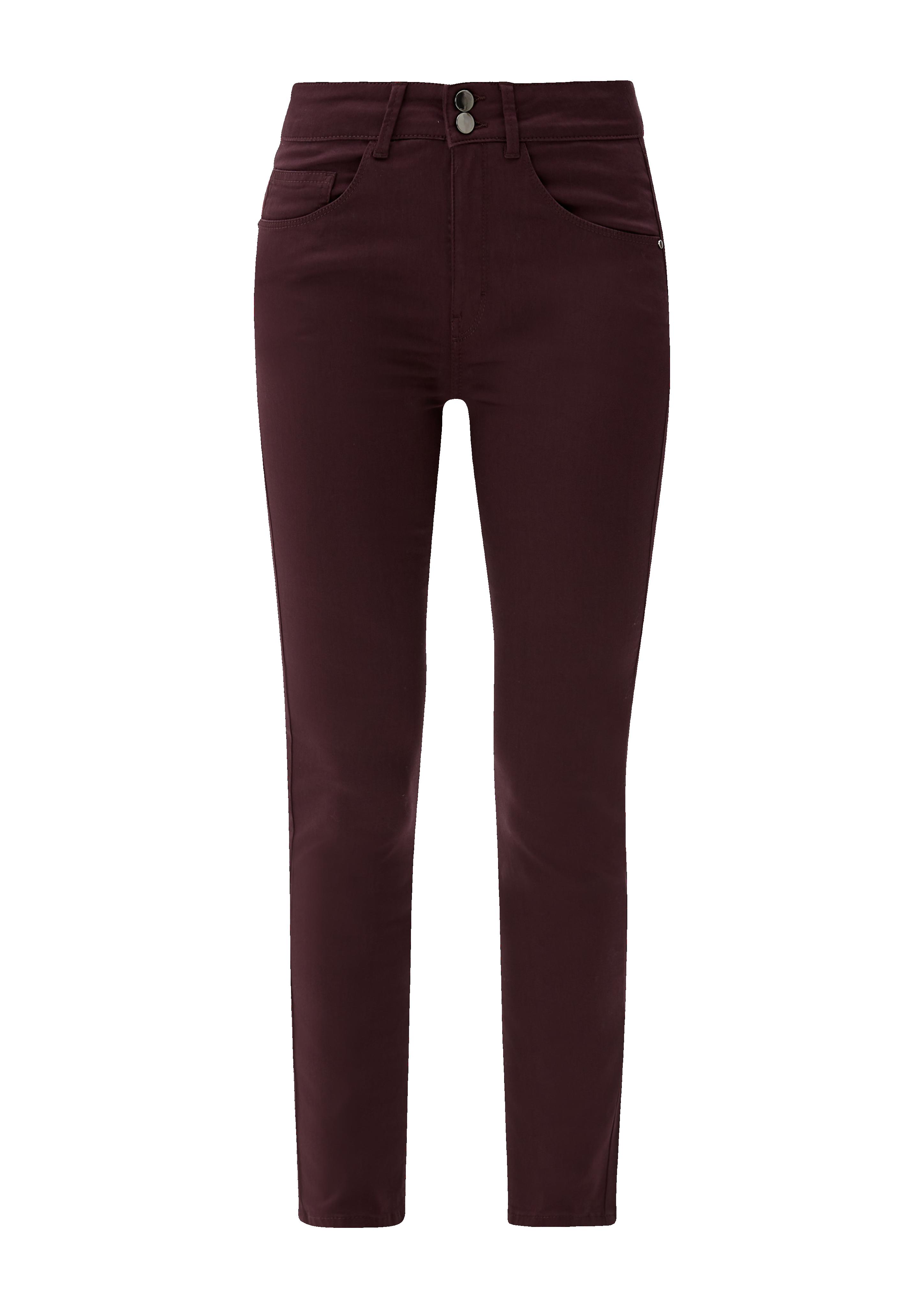 Slim: Hose aus Baumwollsatin  2122945-4989