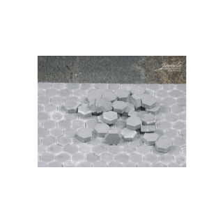 Pflastersteine 6-Eck Hexagonal dunkel, 540x 1:32 1:35