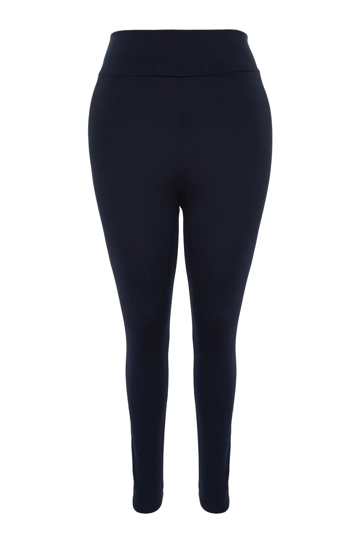 Trendyol Curve  Marineblaue Recovery-Strickstrumpfhose mit hoher Taille TBBSS22TA0022