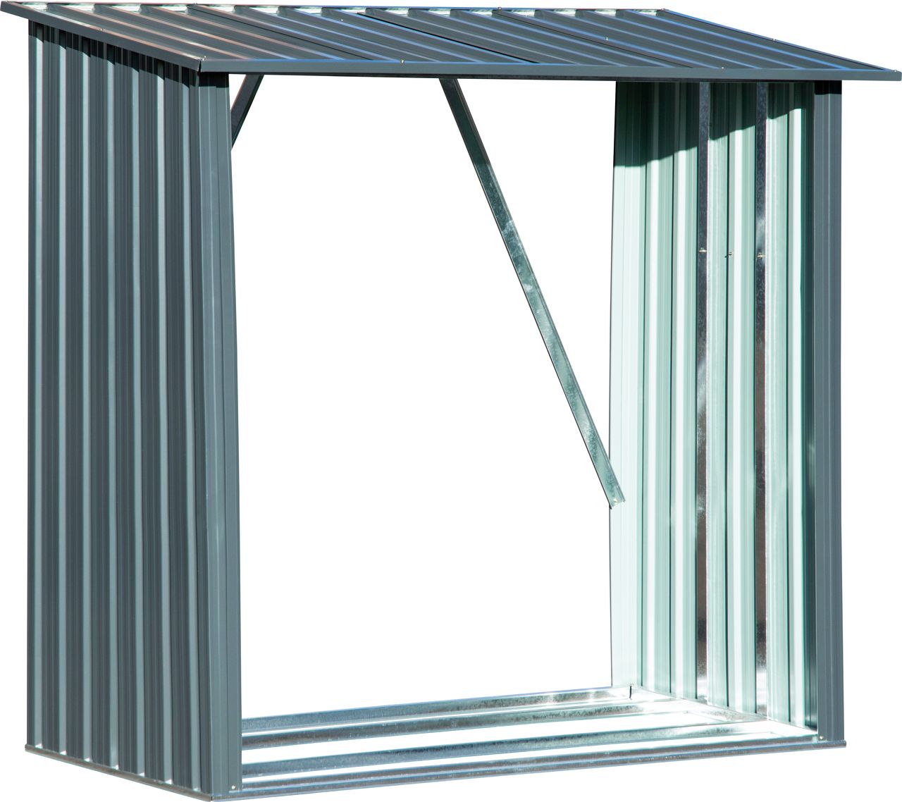 dobar Großes Kaminholzregal Madera aus Metall