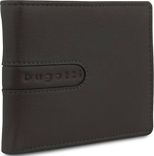 bugatti Bomba Geldbörse RFID Schutz Leder 12 cm