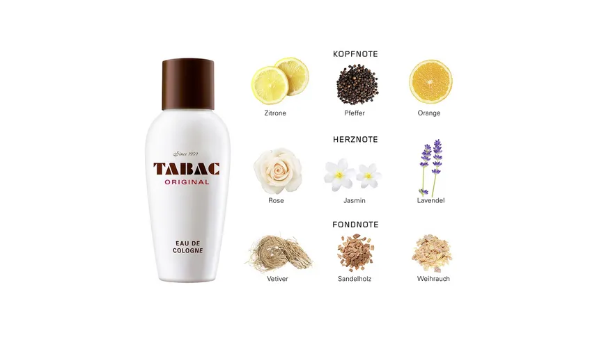 TABAC ORIGINAL Eau de Cologne 100 ml