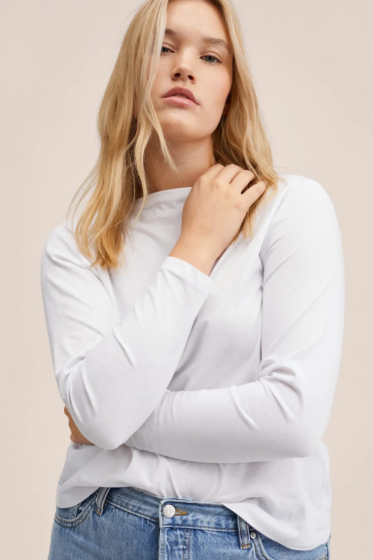 MANGO  27013257 Frau / Mädchen Weiß