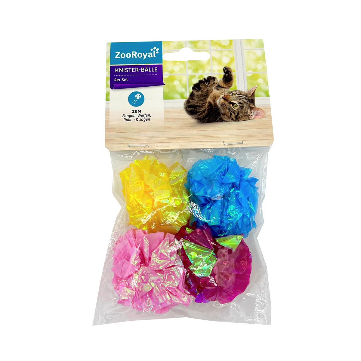 ZooRoyal Knisterbälle 4er-Pack günstig kaufen