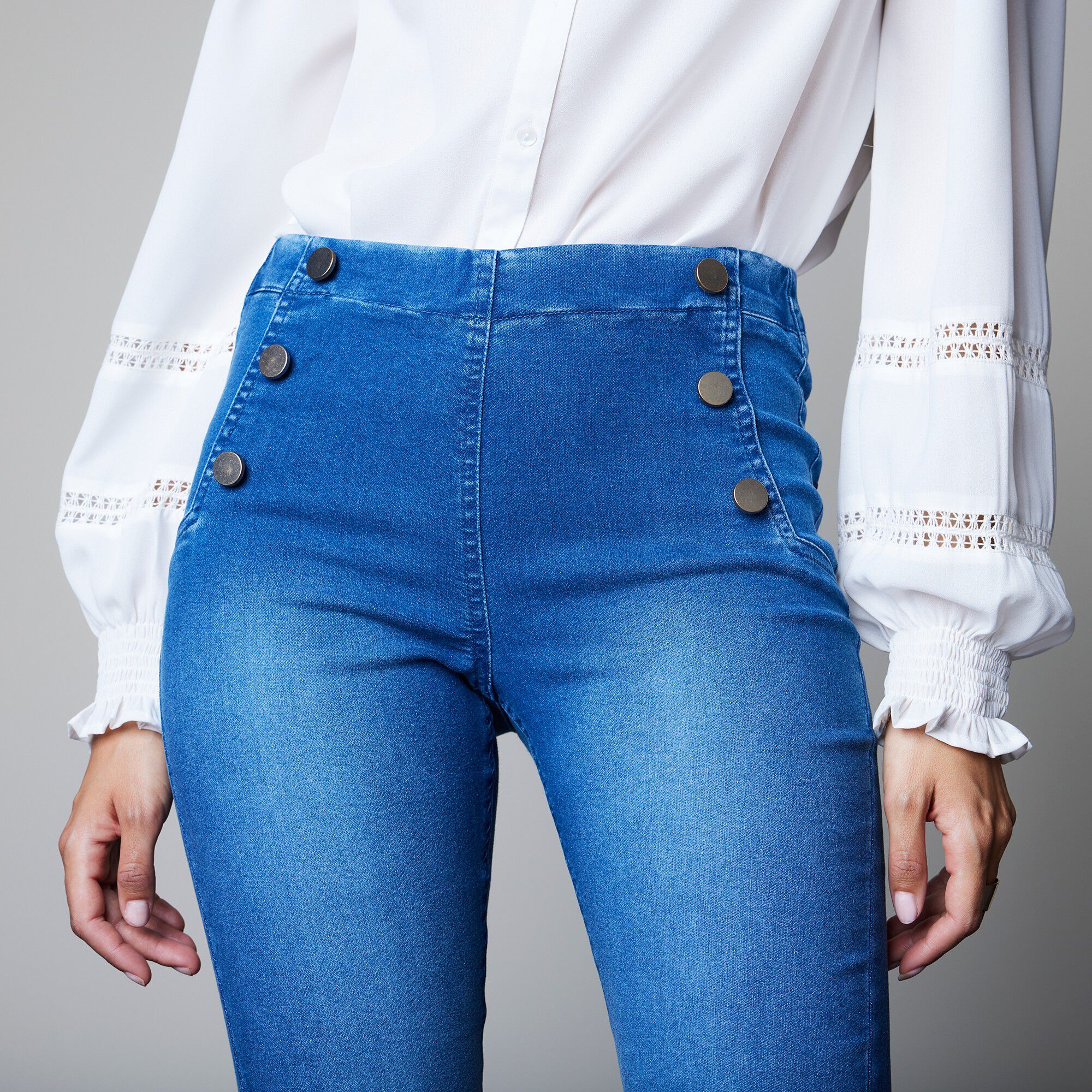 Jegging ventre plat forme bootcut denim ultra stretch