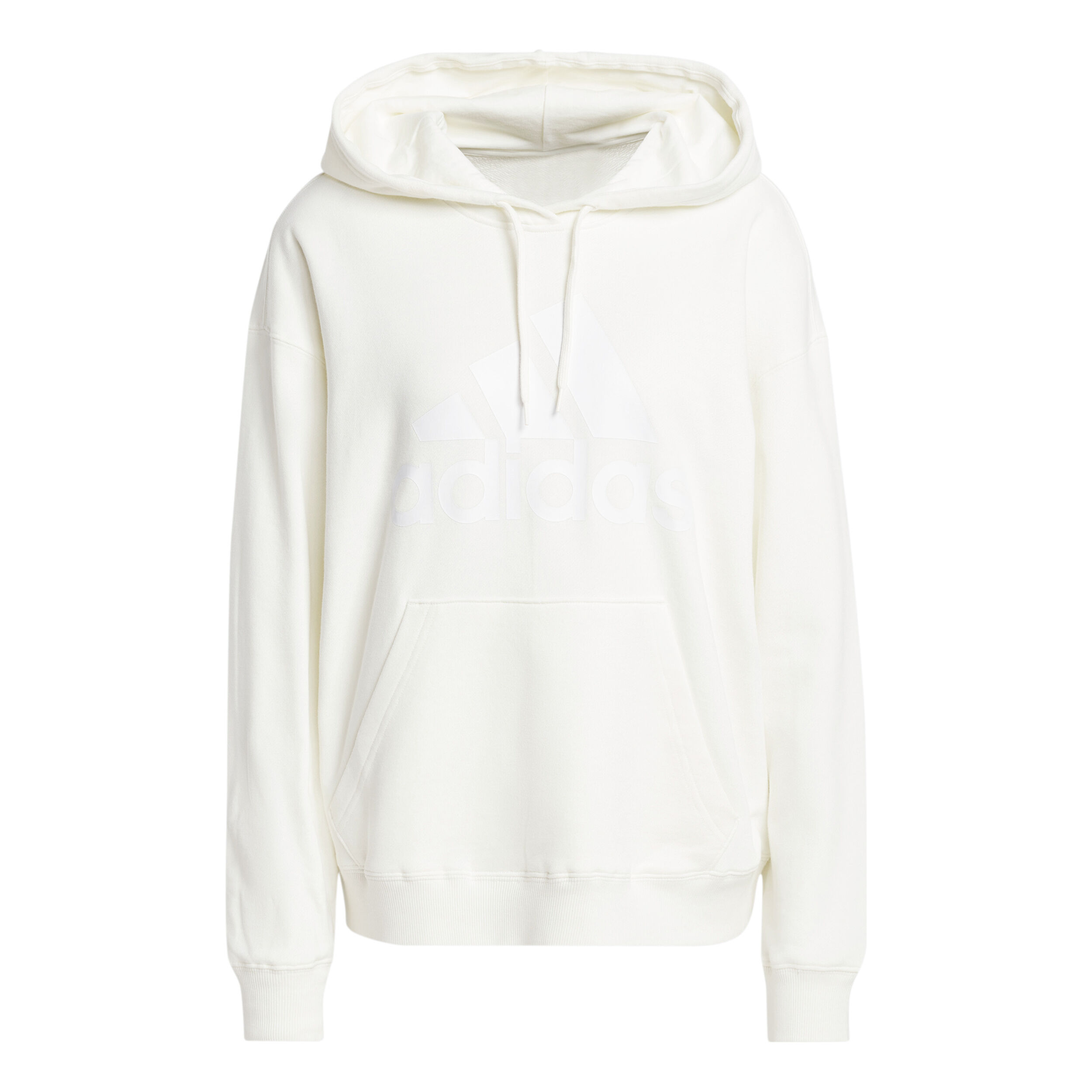 Big Logo French Terry Hoody Damen - Creme
