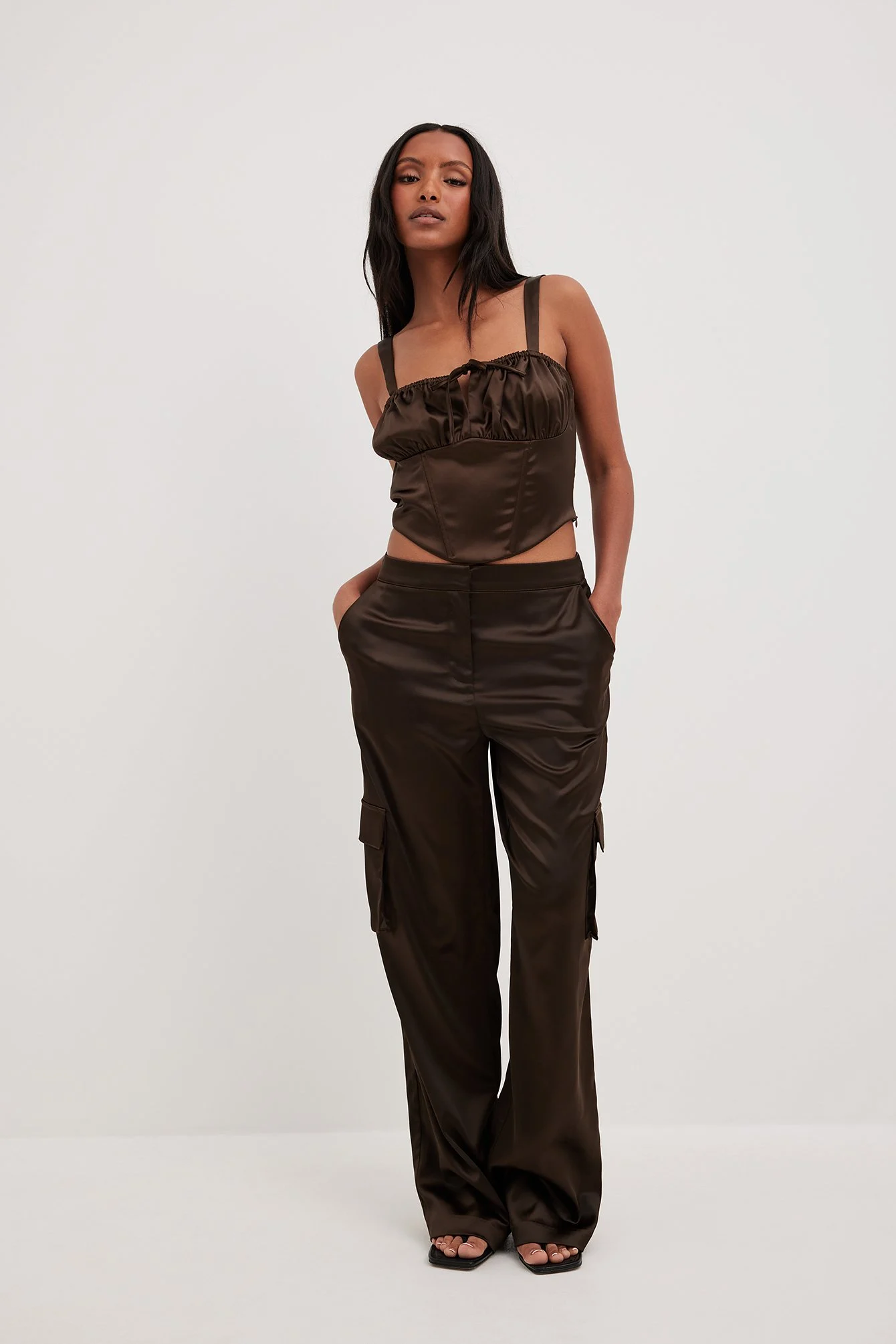 Cargo-Hose aus Satin
