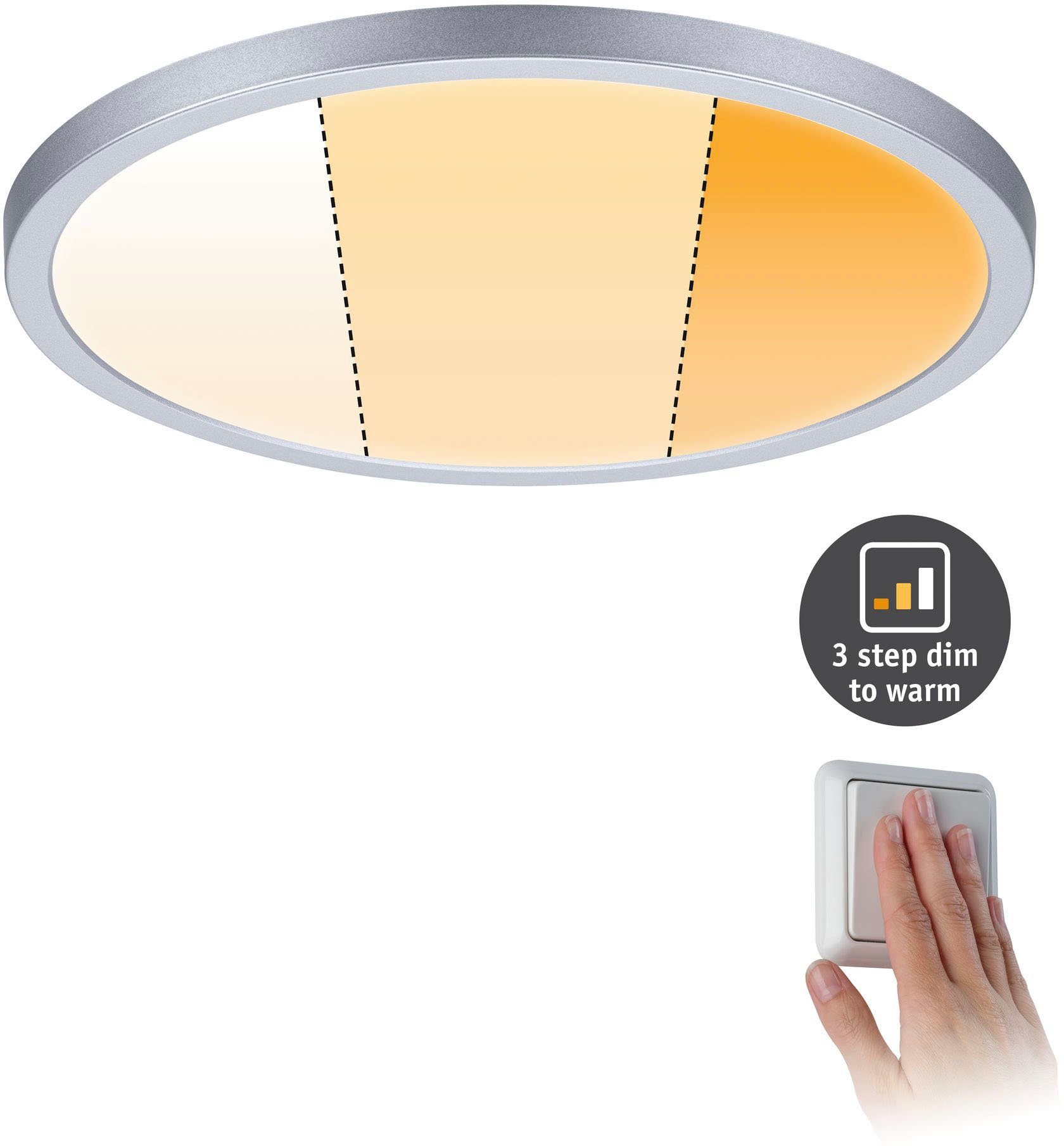 Paulmann LED Einbauleuchte Areo, Memoryfunktion, LED fest integriert, Warmweiß, LED-Modul, WarmDim-Stepschaltung