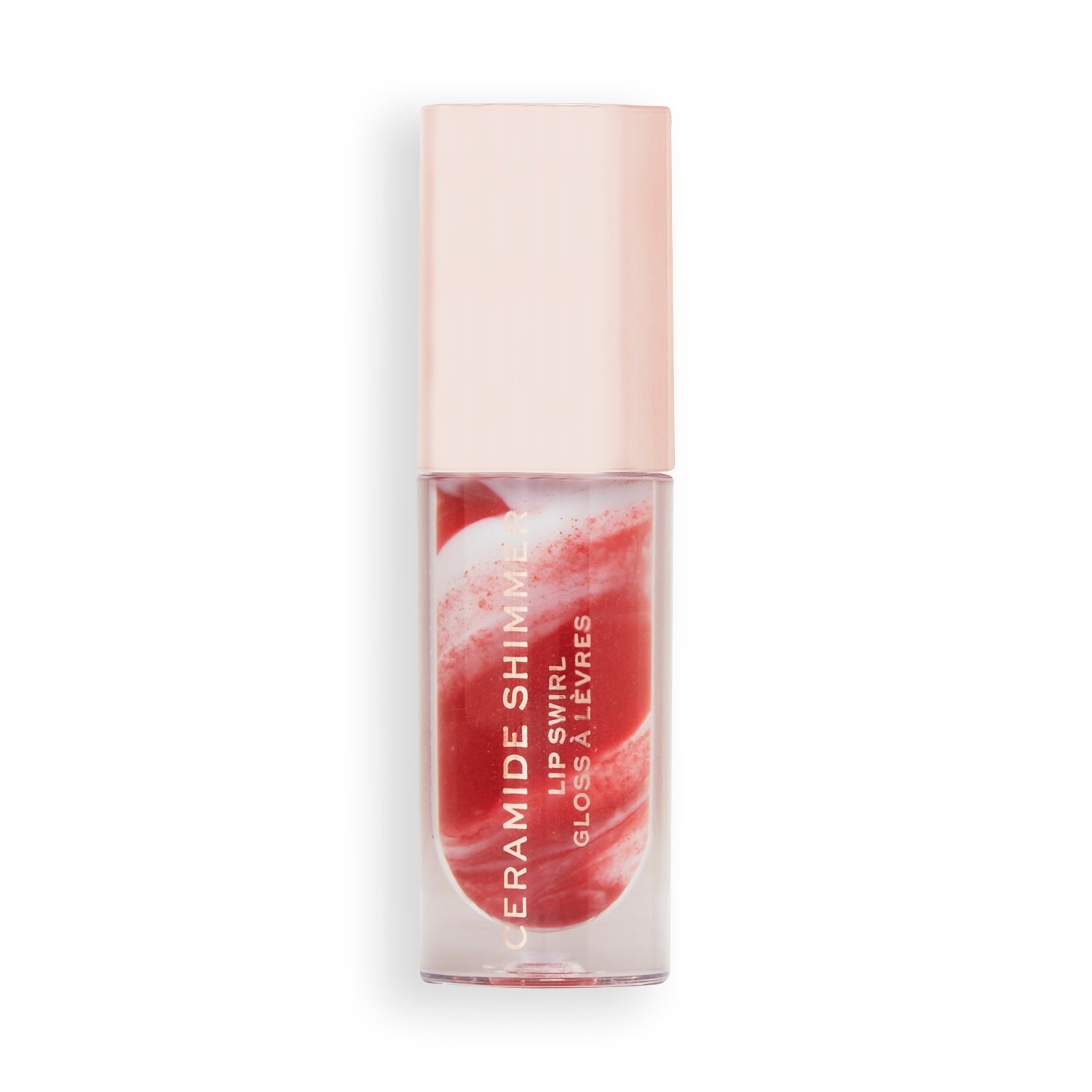 Revolution Festive Allure Ceramide Shimmer Lip Swirl Glitz Nude