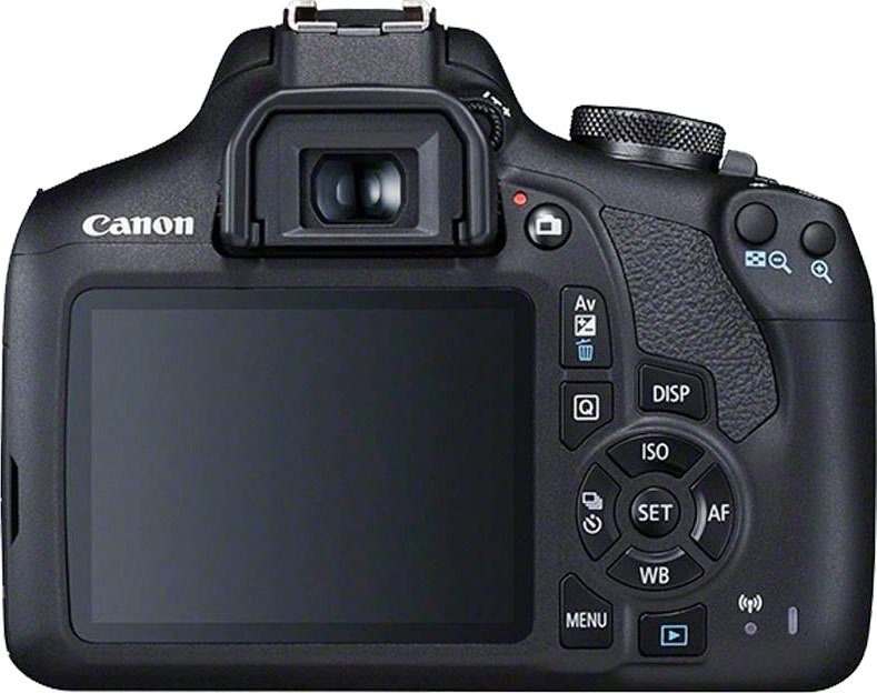 Canon EOS 2000D Kit 18-55 mm DC III Spiegelreflexkamera (EF-S 18-55mm f/3.5-5.6 III, 24,1 MP, NFC, WLAN (WiFi)