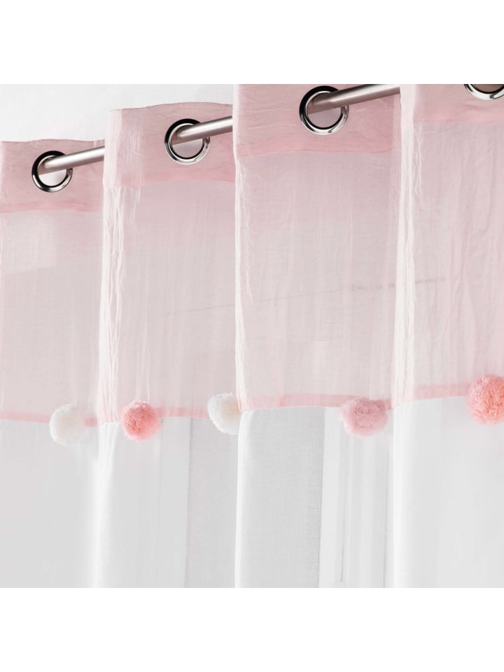 Douceur d’Intérieur Kindergardine in rosa günstig kaufen onesize
