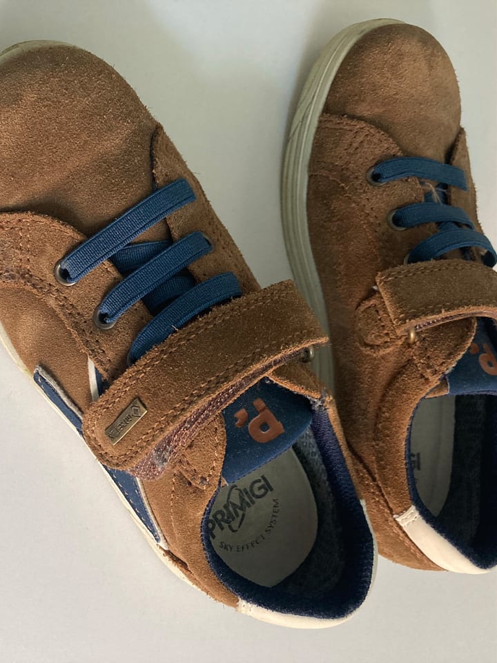 Primigi Leder-Sneakers in Braun günstig kaufen 30