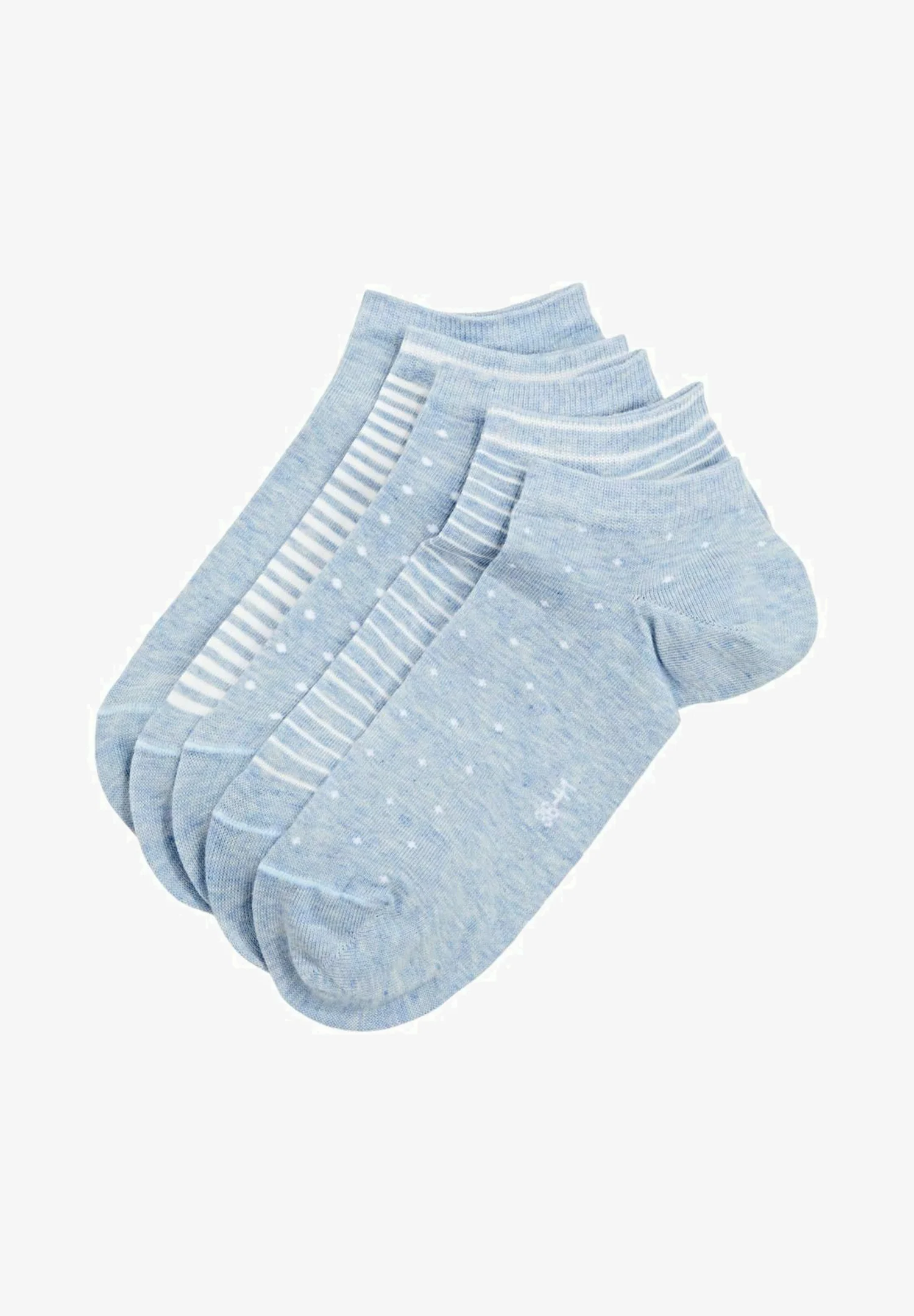 Calcetines Esprit Dots & Stripes (paquete de 5) con estampado