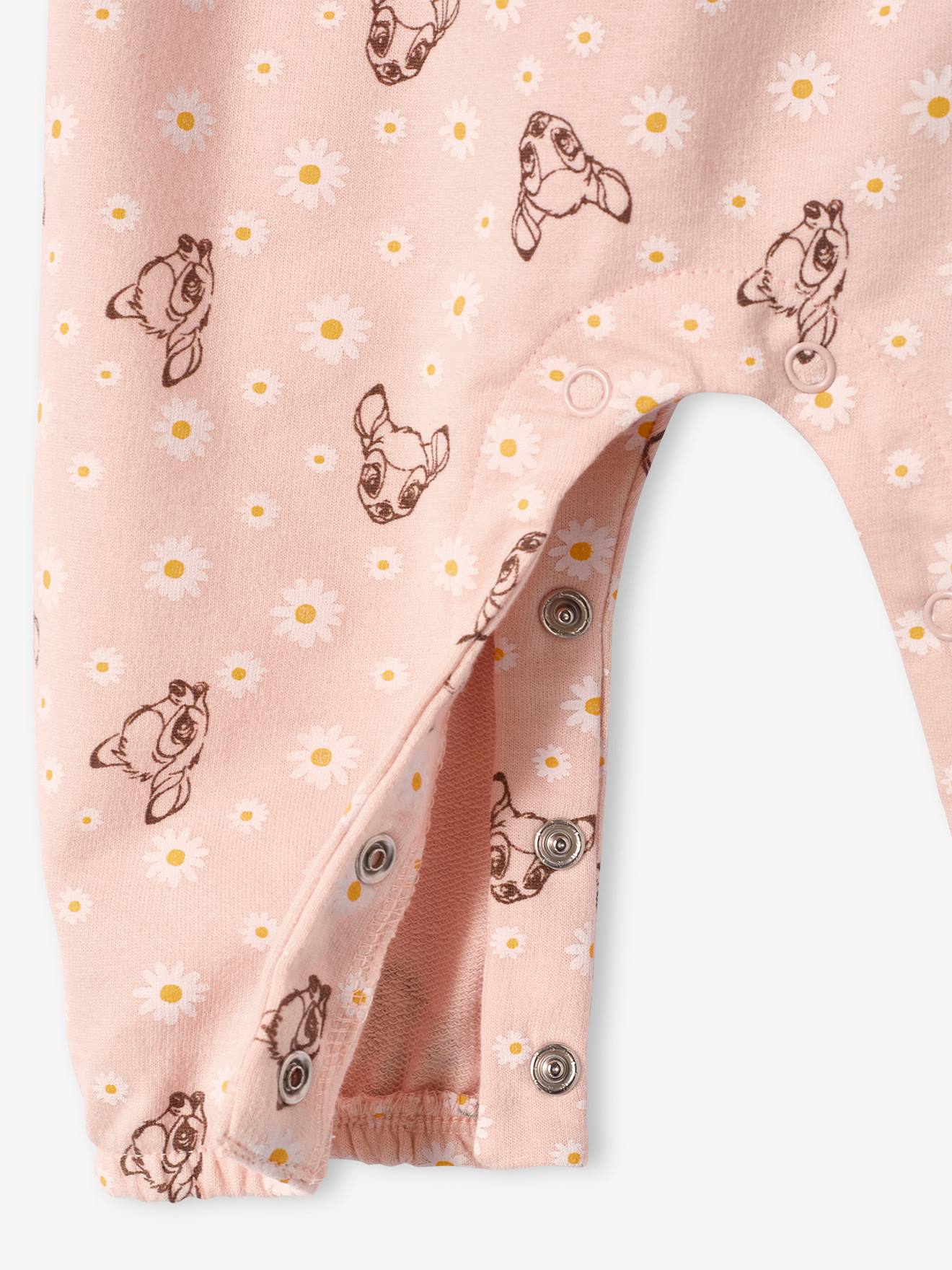 Ensemble fille 2 pièces DS® Bambi combinaison + bandeau vieux rose