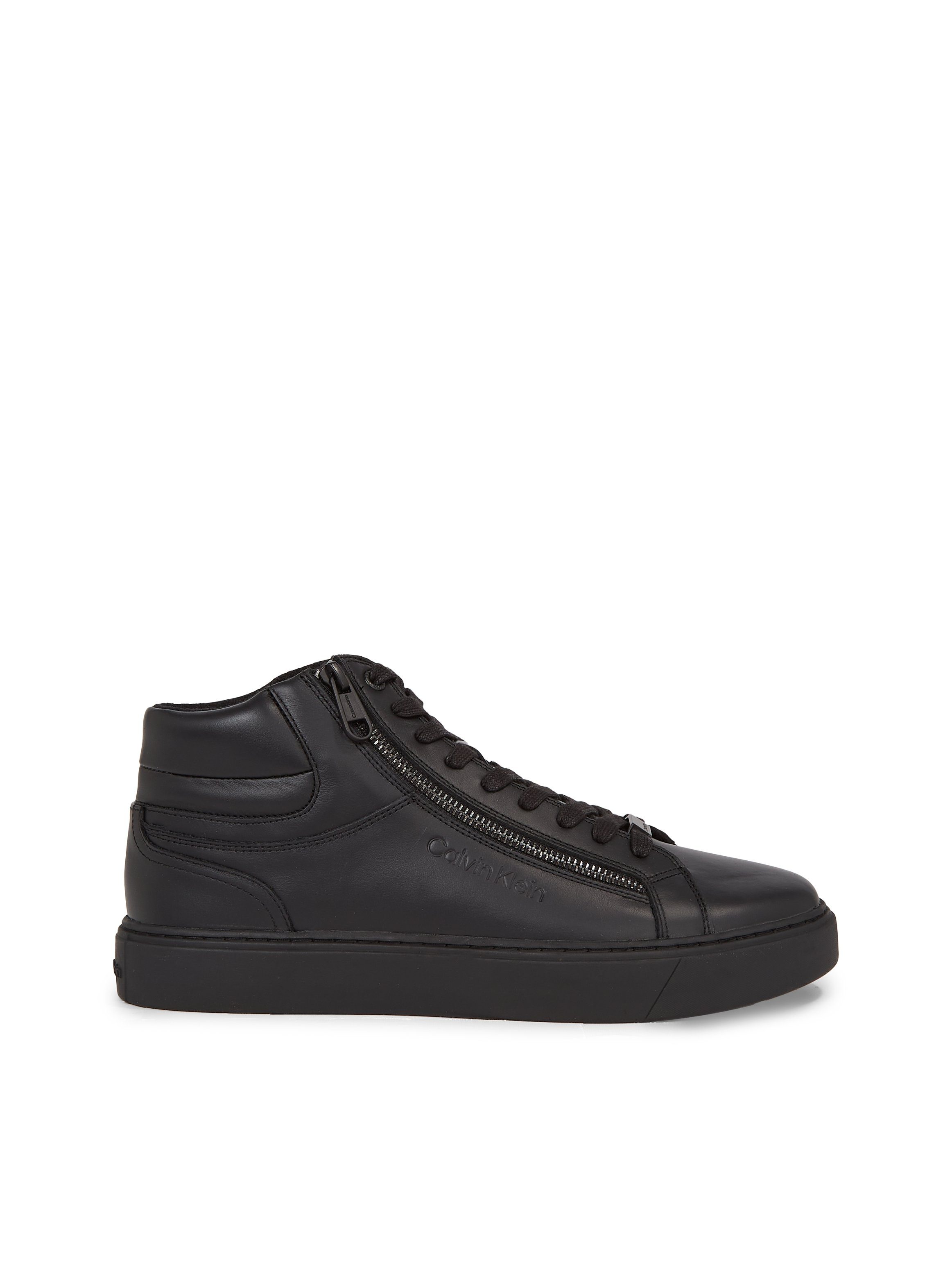 Calvin Klein HIGH TOP LACE UP W/ZIP RUBB Schnürboots mit Zierreißverschluss