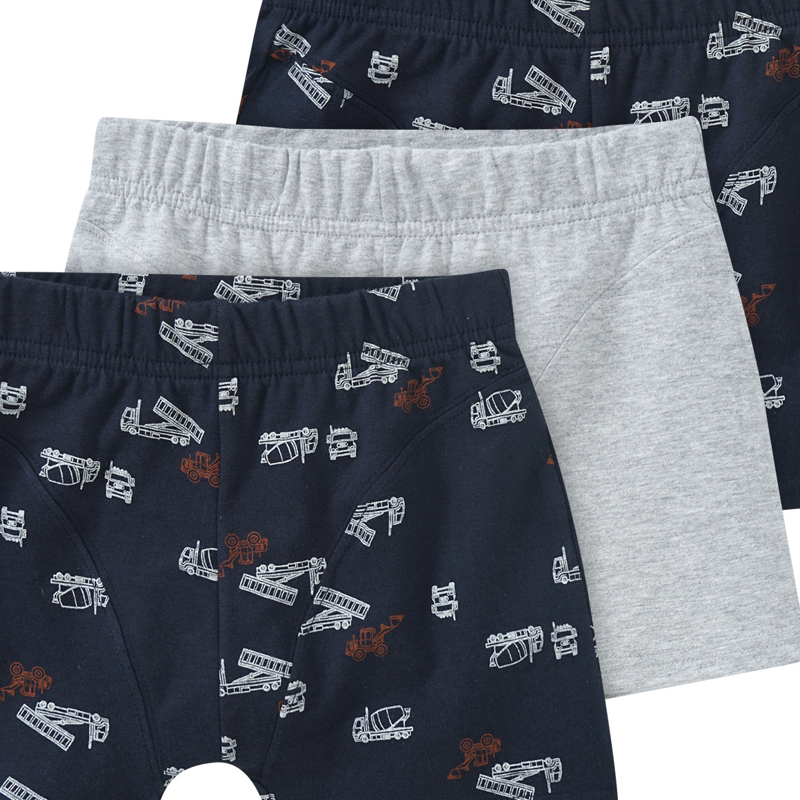 3 Jungen Boxer in verschiedenen Dessins