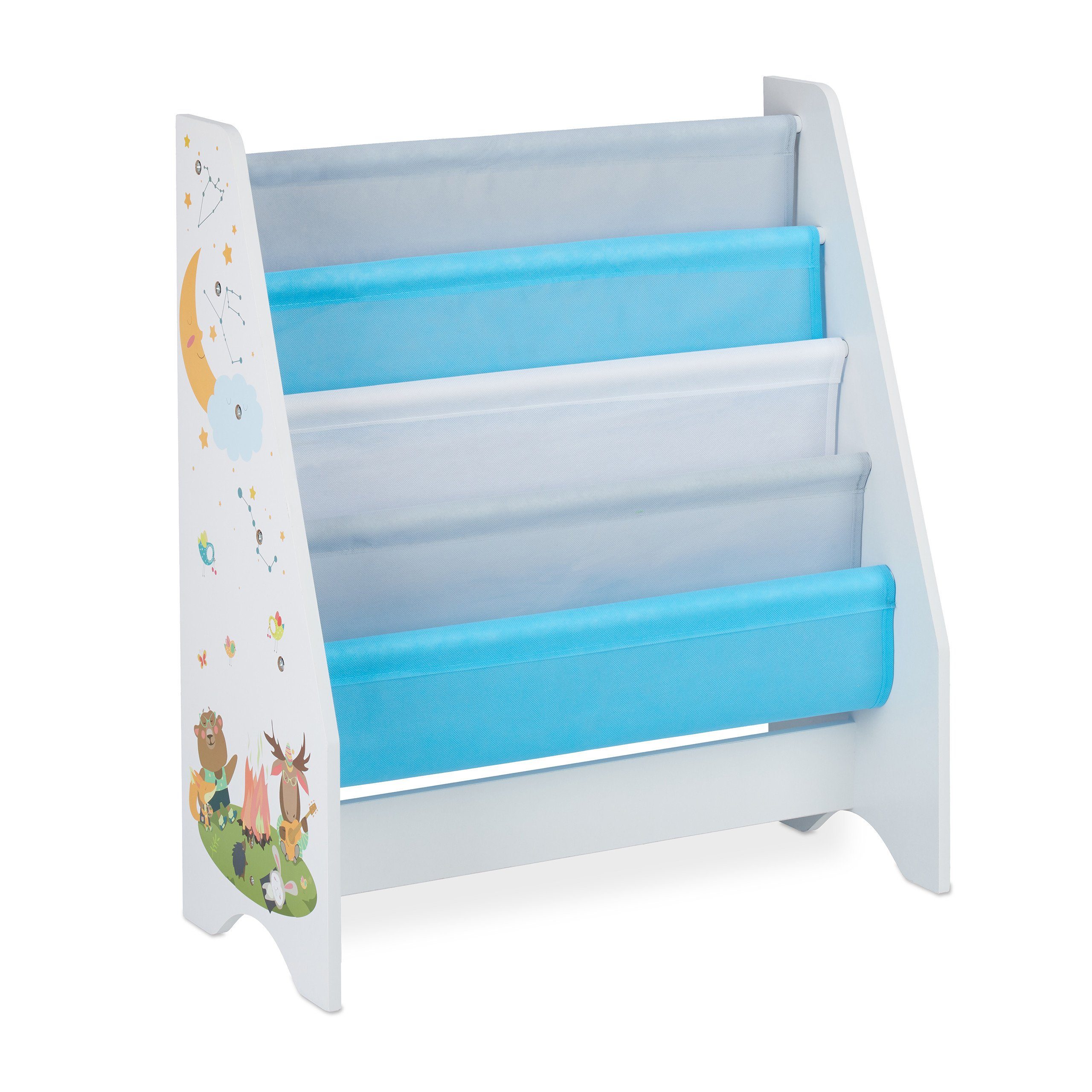 relaxdays Bücherregal Kinder Bücherregal, A