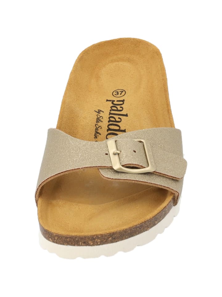 palado Pantoletten in gold glitzer günstig kaufen