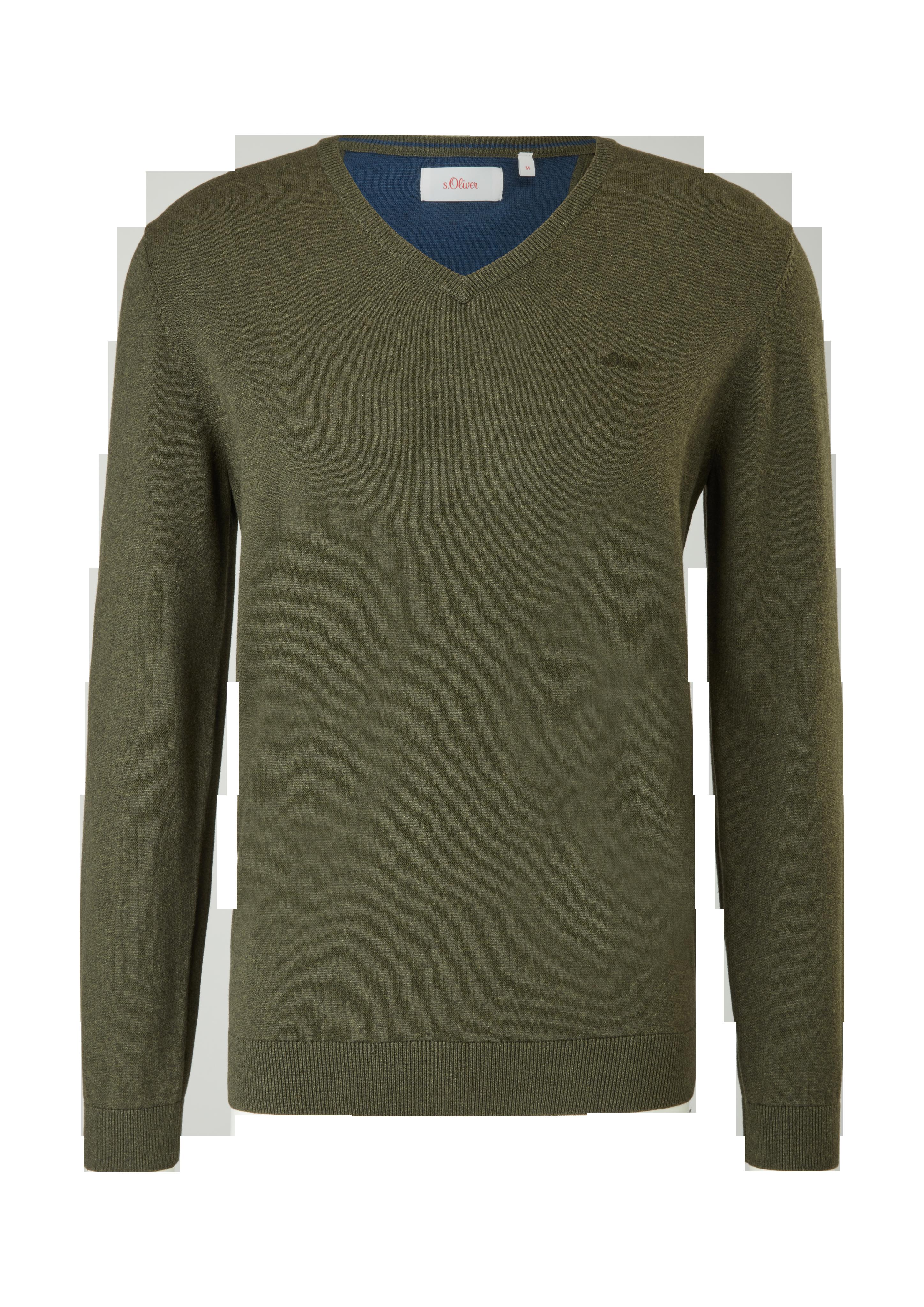 Feinstrickpulli mit V-Ausschnitt  03.899.61.7623-79W0