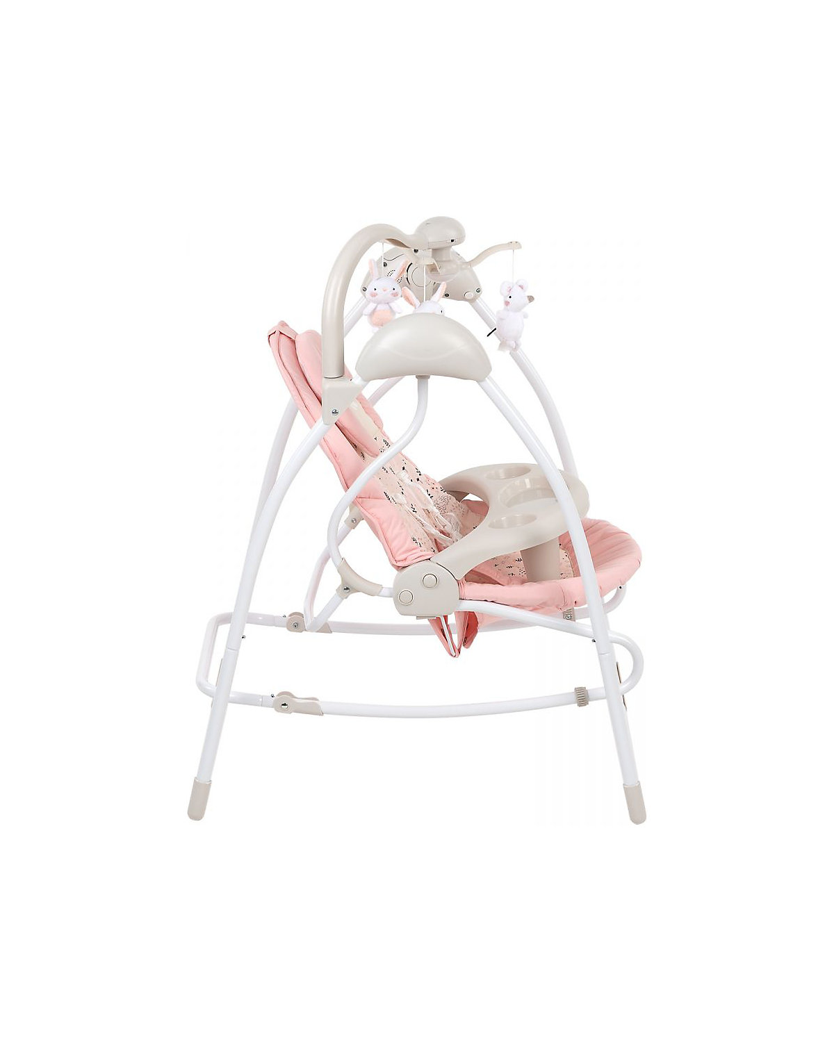 Babyschaukel Mia 2in1, Schaukelstuhl Musik verstellbare Rückenlehne Babywippen