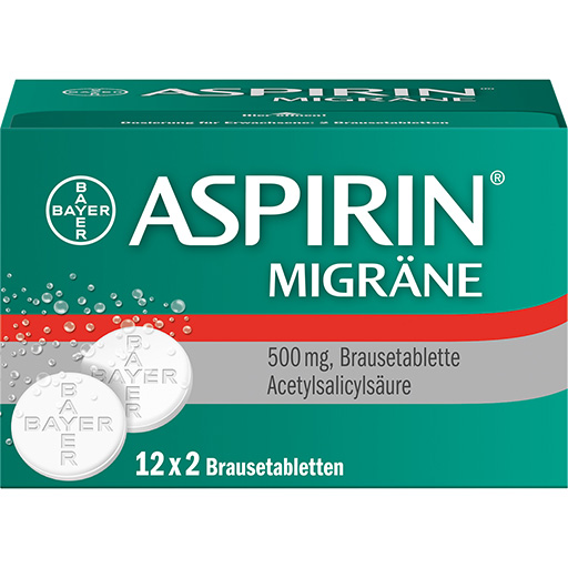ASPIRIN MIGRÄNE Brausetabletten  24 St  Brausetabletten