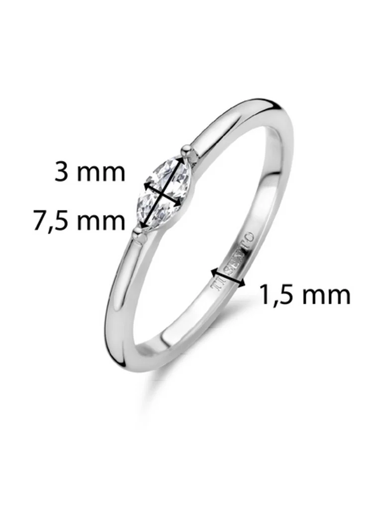 I FEEL YOU - Inel Milano din argint cu zirconiu cubic a12298ZI
