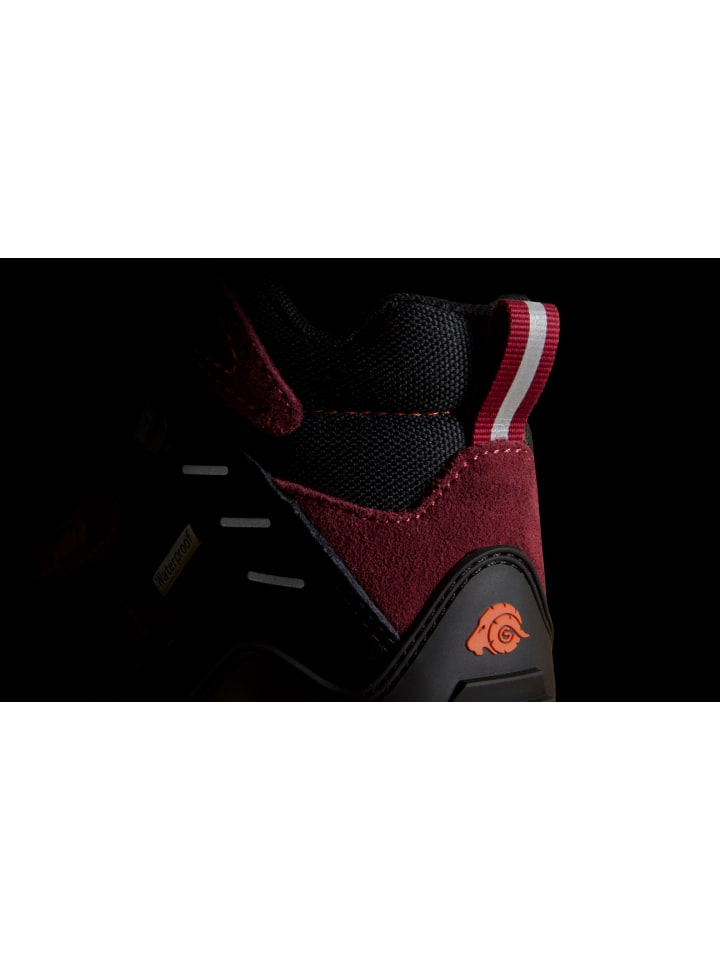 GUGGEN MOUNTAIN Wanderstiefel Gummikappe in Rot günstig kaufen