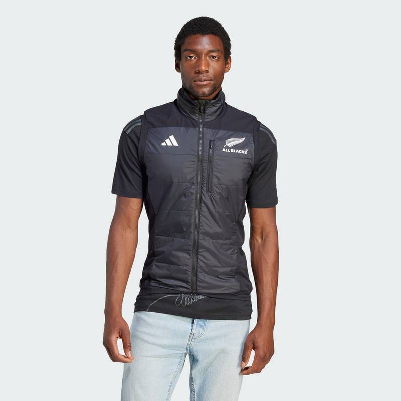 adidas All Blacks Rugby Filled Weste Steppweste Herren