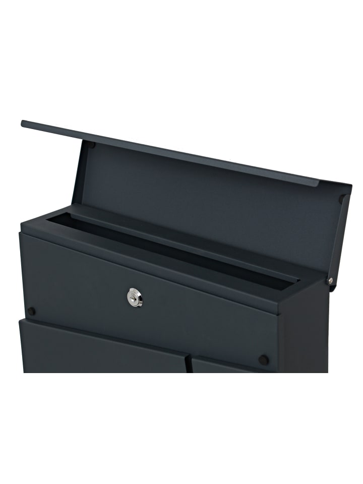 MCW Briefkasten B29 mit Zeitungsfach, Anthrazit günstig kaufen onesize