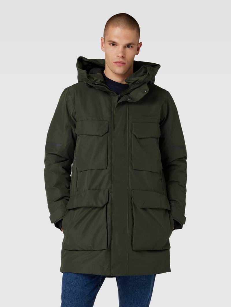 Parka mit Cargotaschen Modell 'DREW' in olivgrün