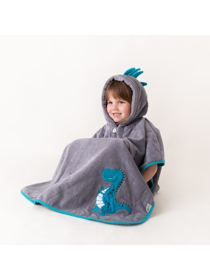 Schlummersack Frottee Badeponcho in Türkis günstig kaufen 1-3 Jahre