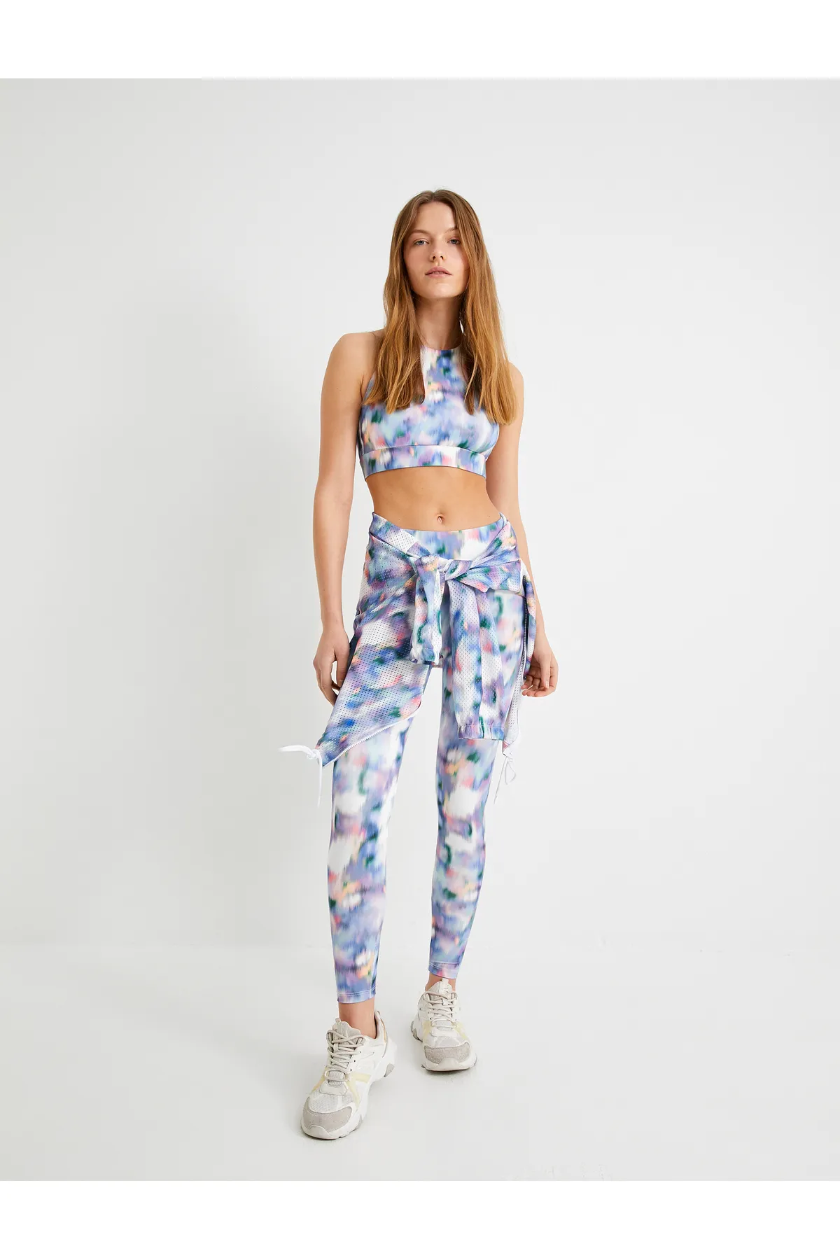 Koton  Sport-BH - Lila - Abstrakt