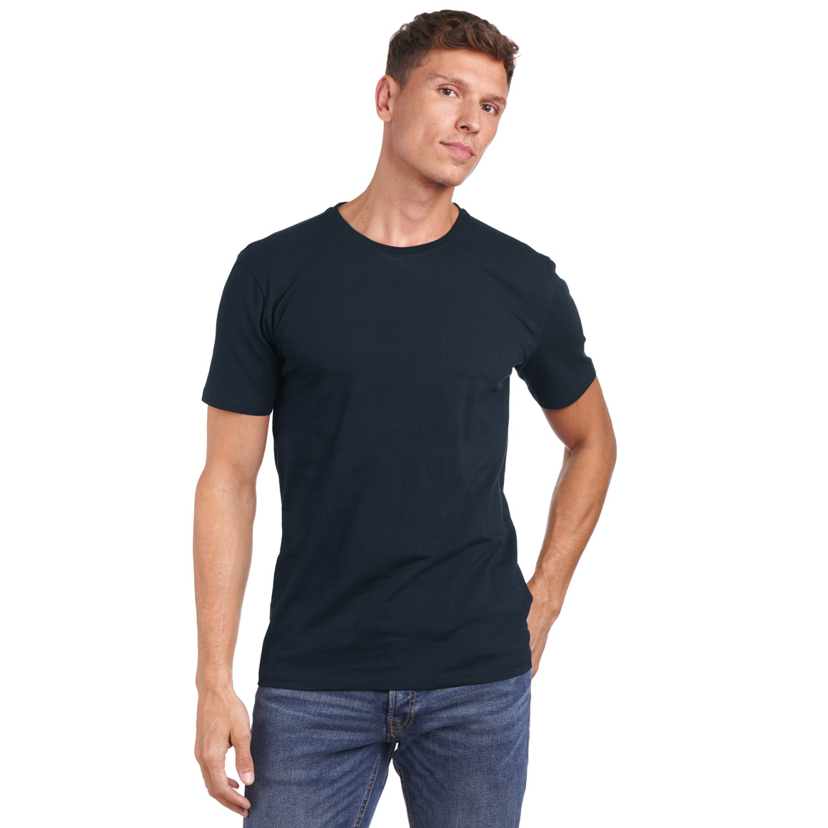 2 Herren T-Shirts mit Rundhalsausschnitt