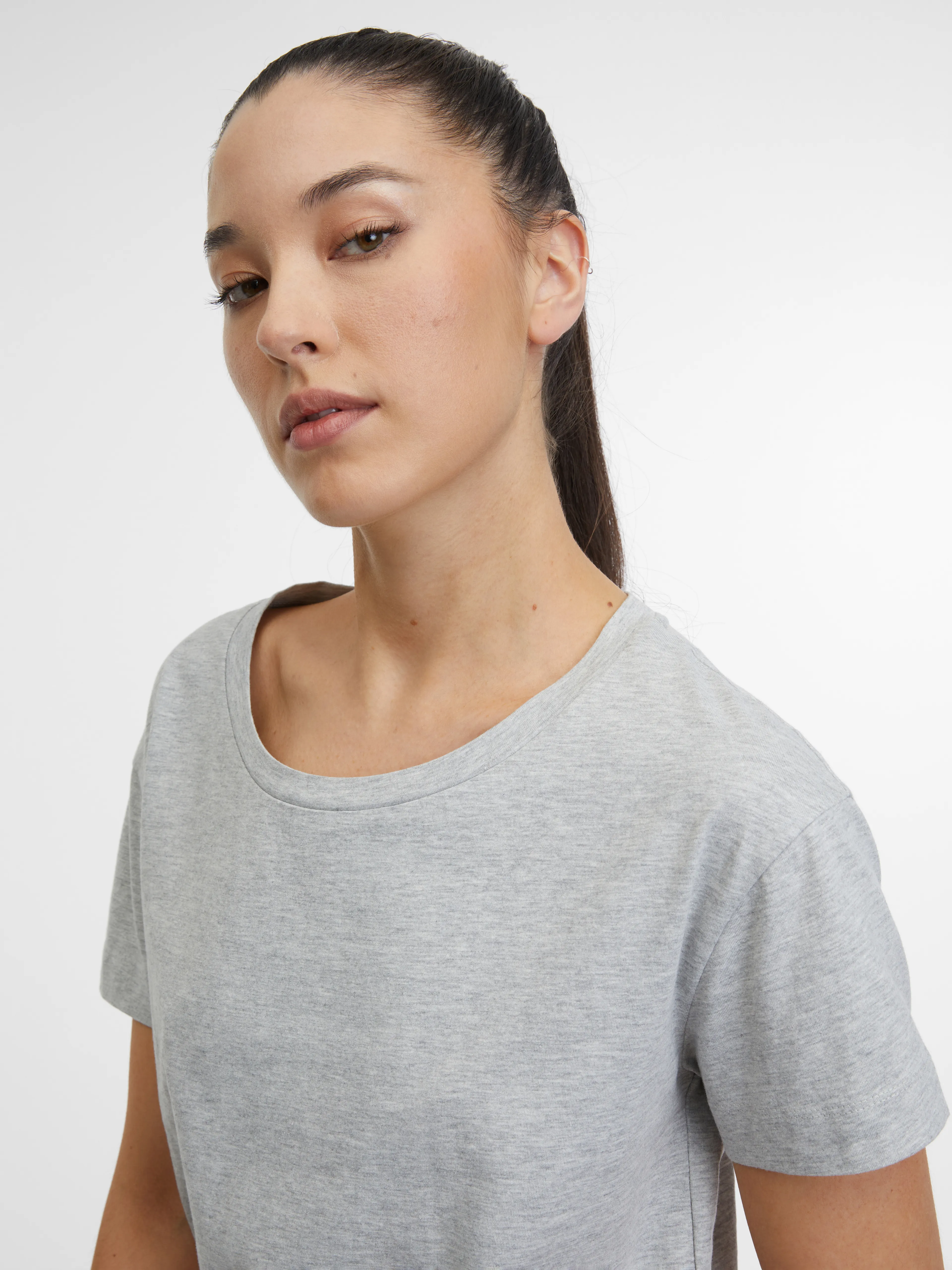 Graues Damen-T-Shirt ORSAY