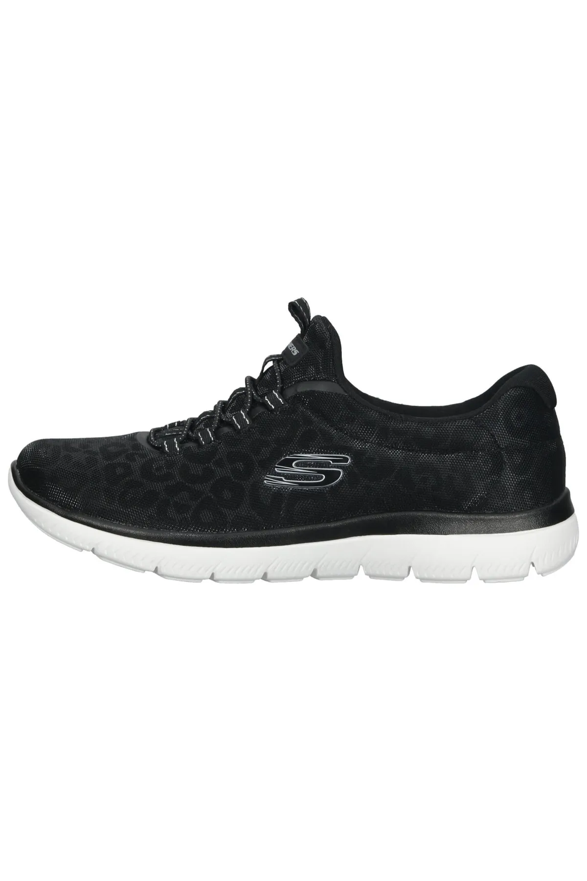 SKECHERS  Sneaker - Schwarz - Flacher Absatz