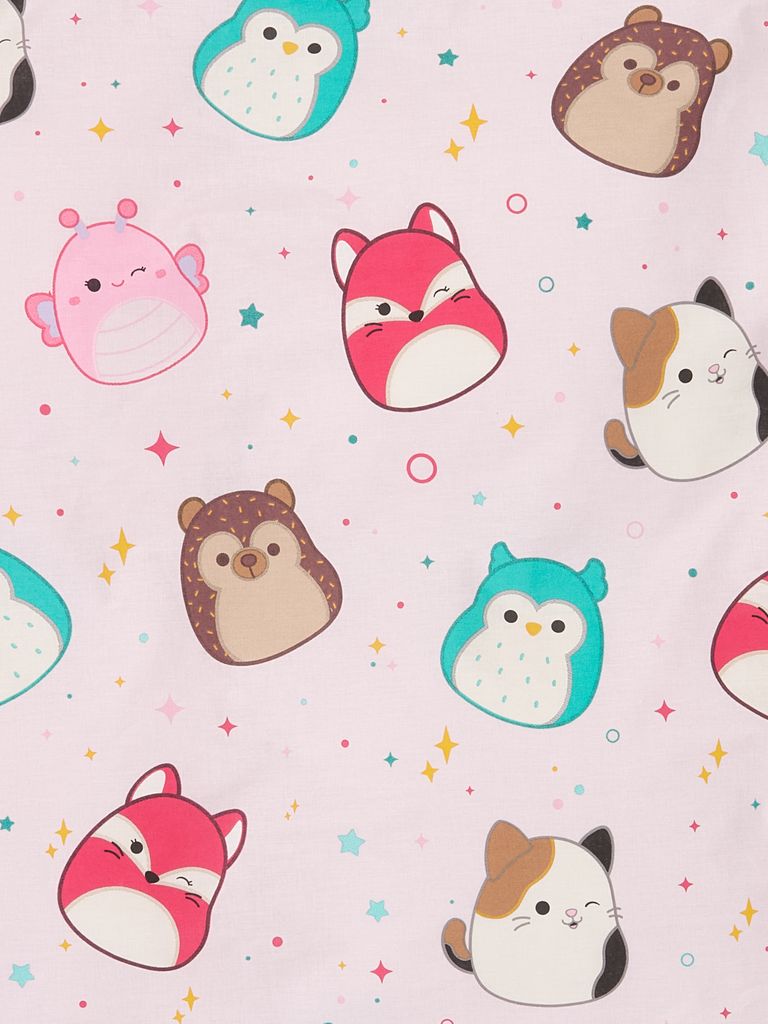 Pościel SQUISHMALLOWS 140x200 różowa